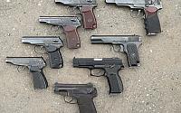 Porównanie popularnych rosyjskich pistoletów: PM, PMM, APS, TT, PJa, PSS (fot. Karden)