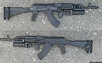 AK-103 z zamontowanym granatnikiem GP-34.