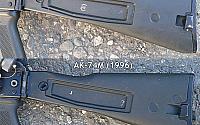 Porównanie kolb w AK-74M (rocznik 92 i 96)  (fot. Karden/Photoshooter)